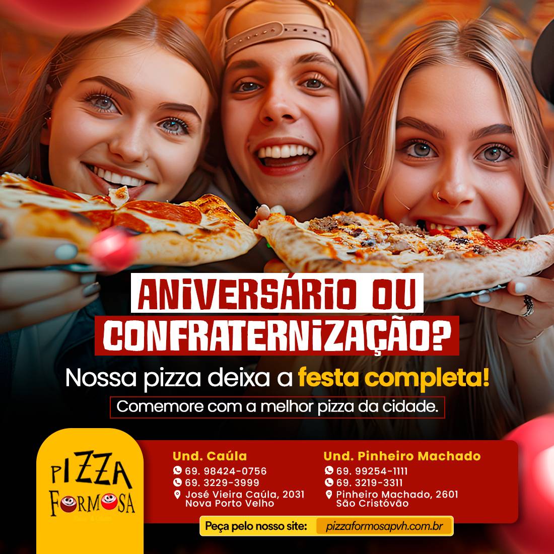 Pizzaria Pizza Formosa cardápio