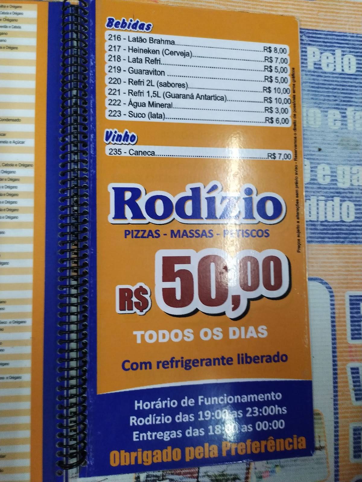 Pizzaria Skulaxo Realengo cardápio