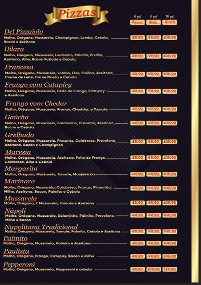 Brasa Ville Pizzaria cardápio