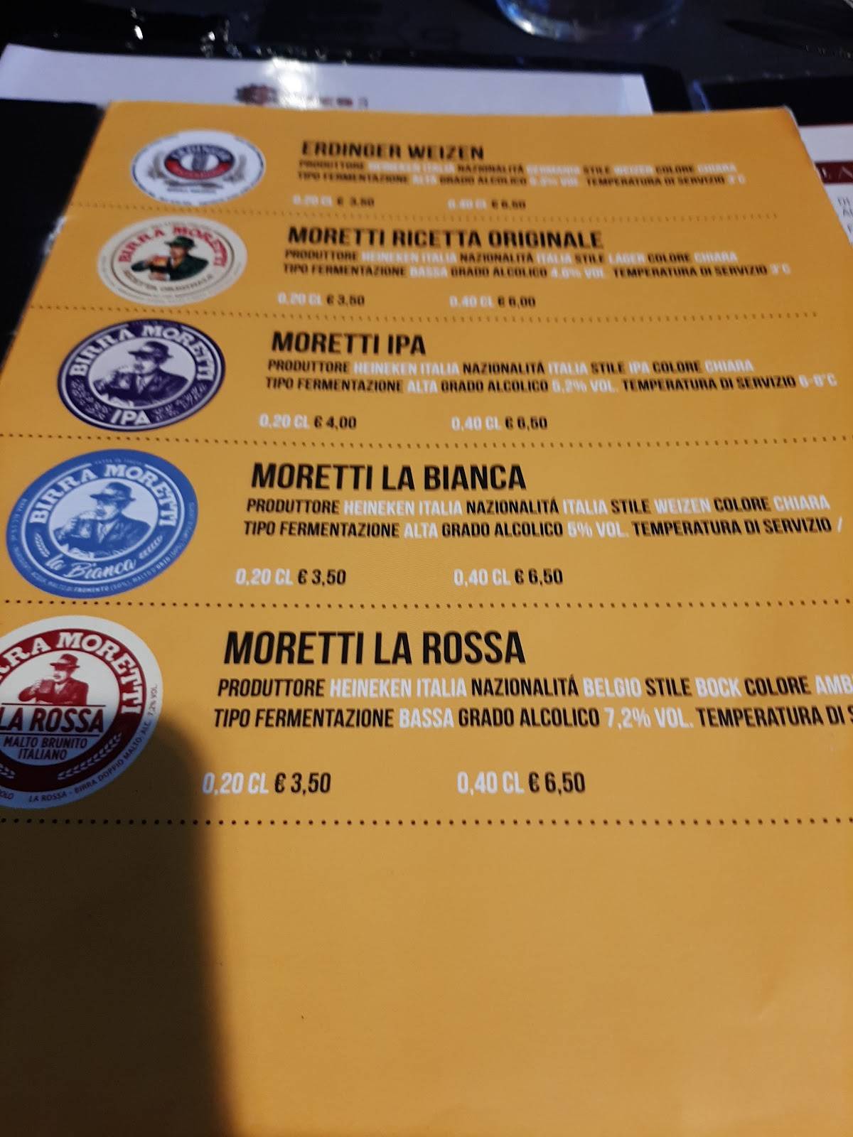 Menu di Pizzeria Ermes 2.0 