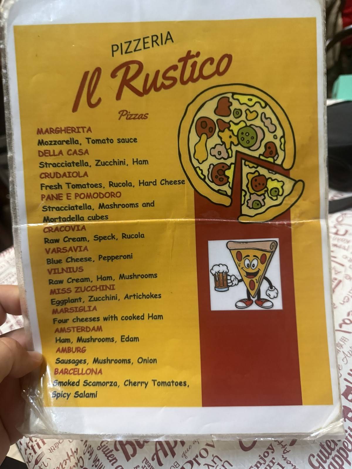 Menu di Il Rustico 