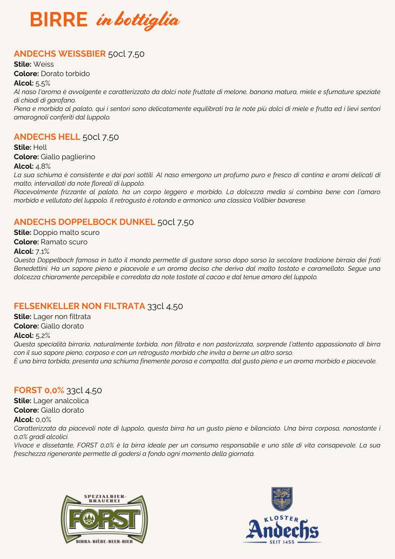 Menu di Pizzeria Insieme - Gourmet anche Gluten Free 
