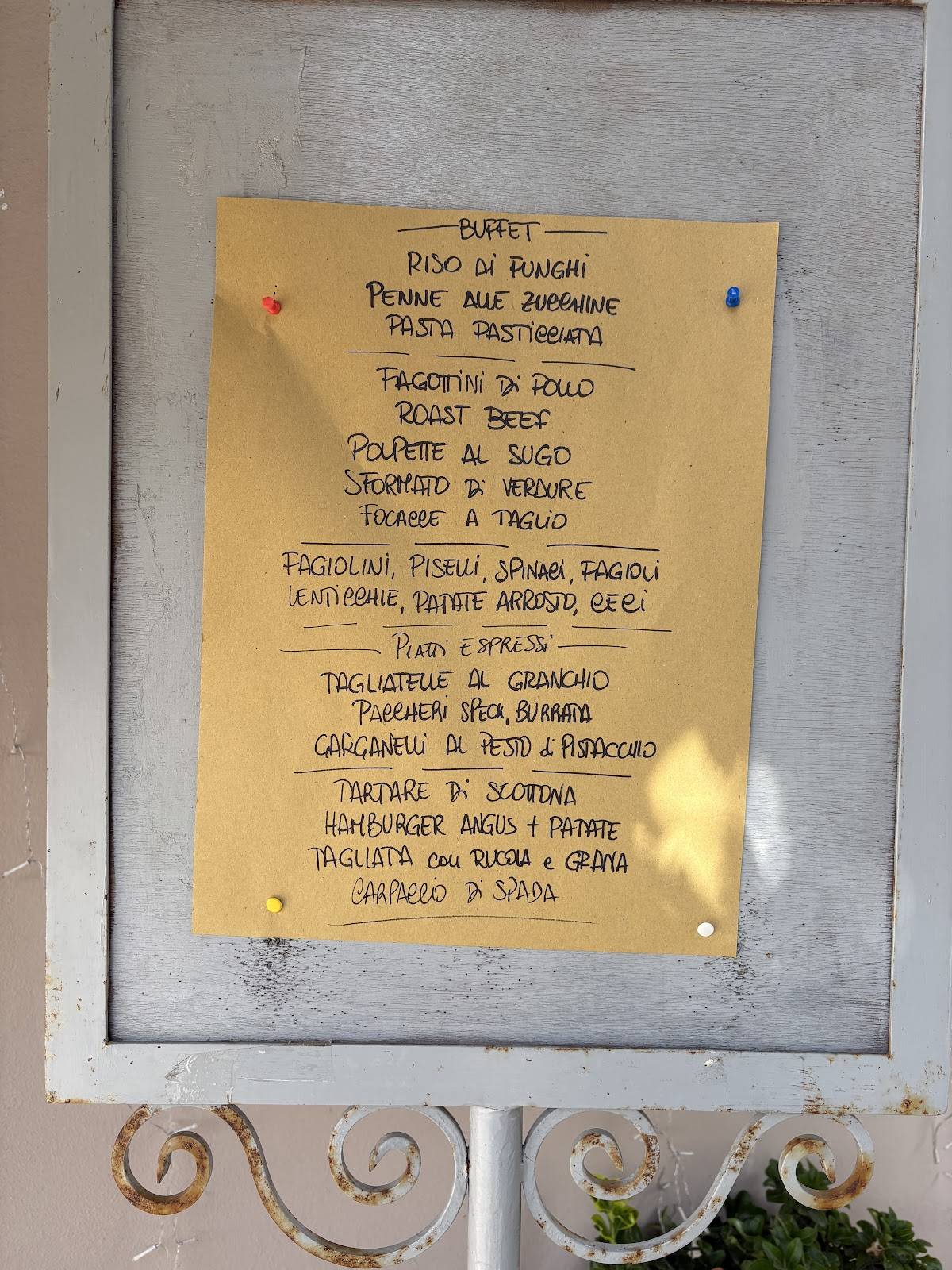 Menu di Pizzeria Osteria Pasquale 