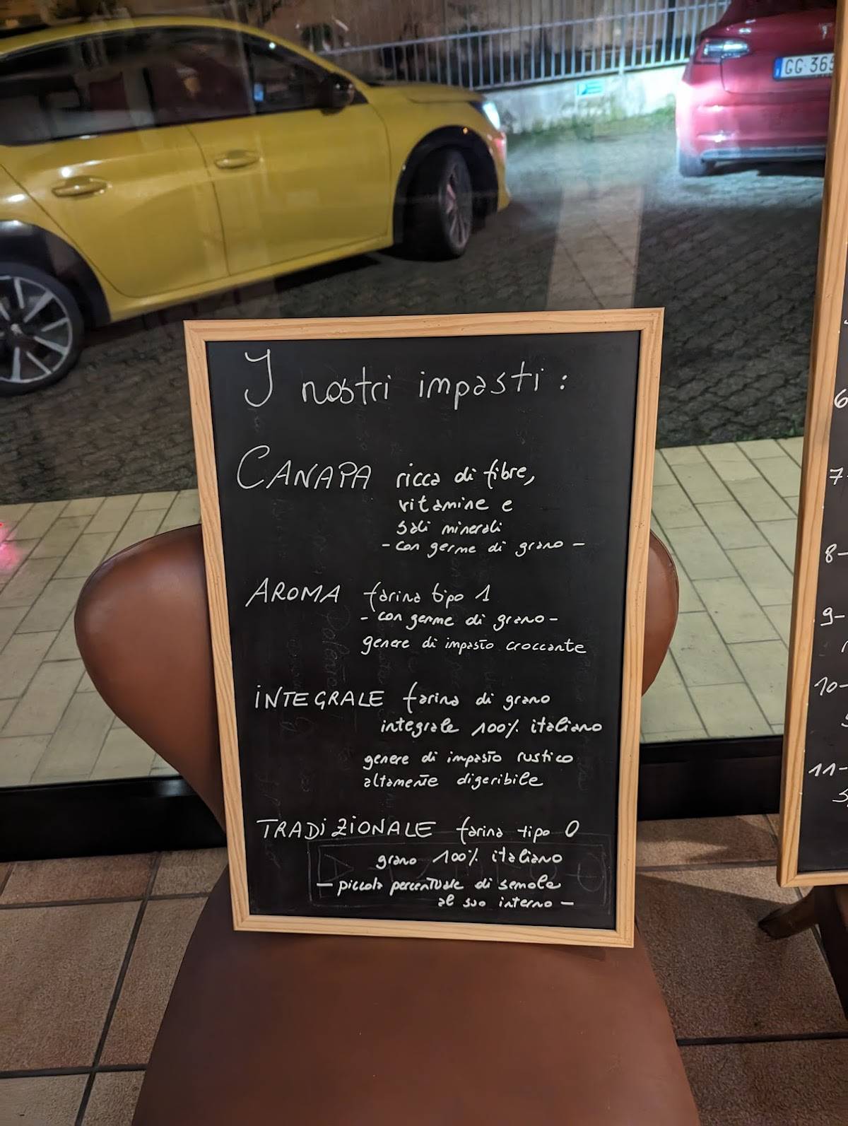 Menu di Pizzeria Dal Tano 
