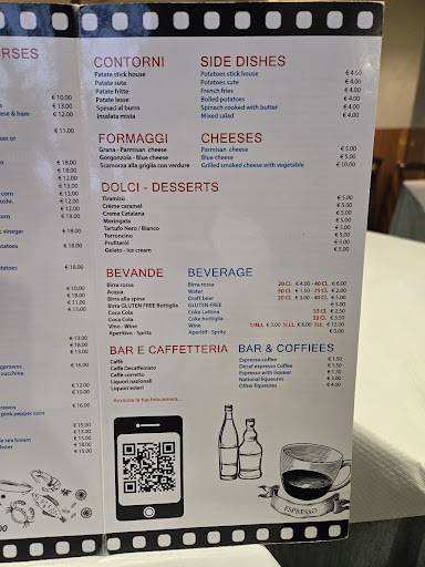 Menu di Pizzeria Ristorante Charlot 