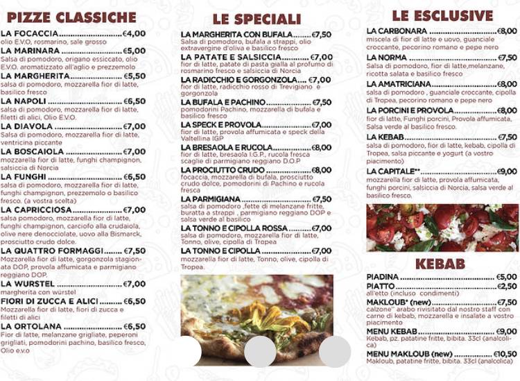 Menu di Isola del Gusto 