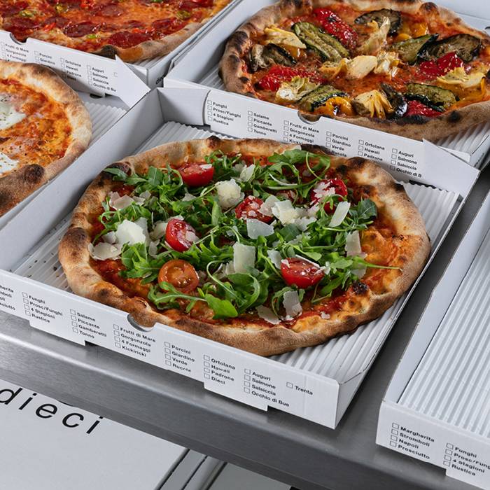 Menu di dieci Pizza Kurier Thun 