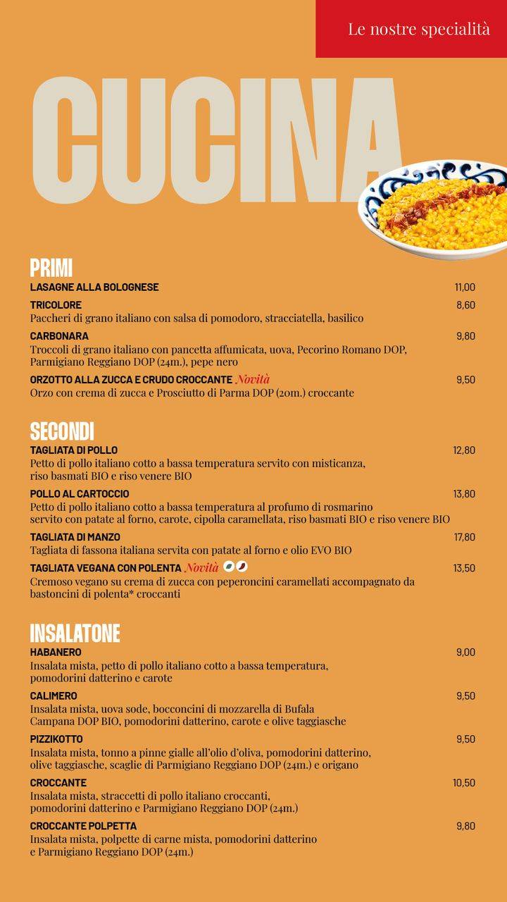 Menu di Pizzikotto - Pizzeria & Lifferia - Verona 