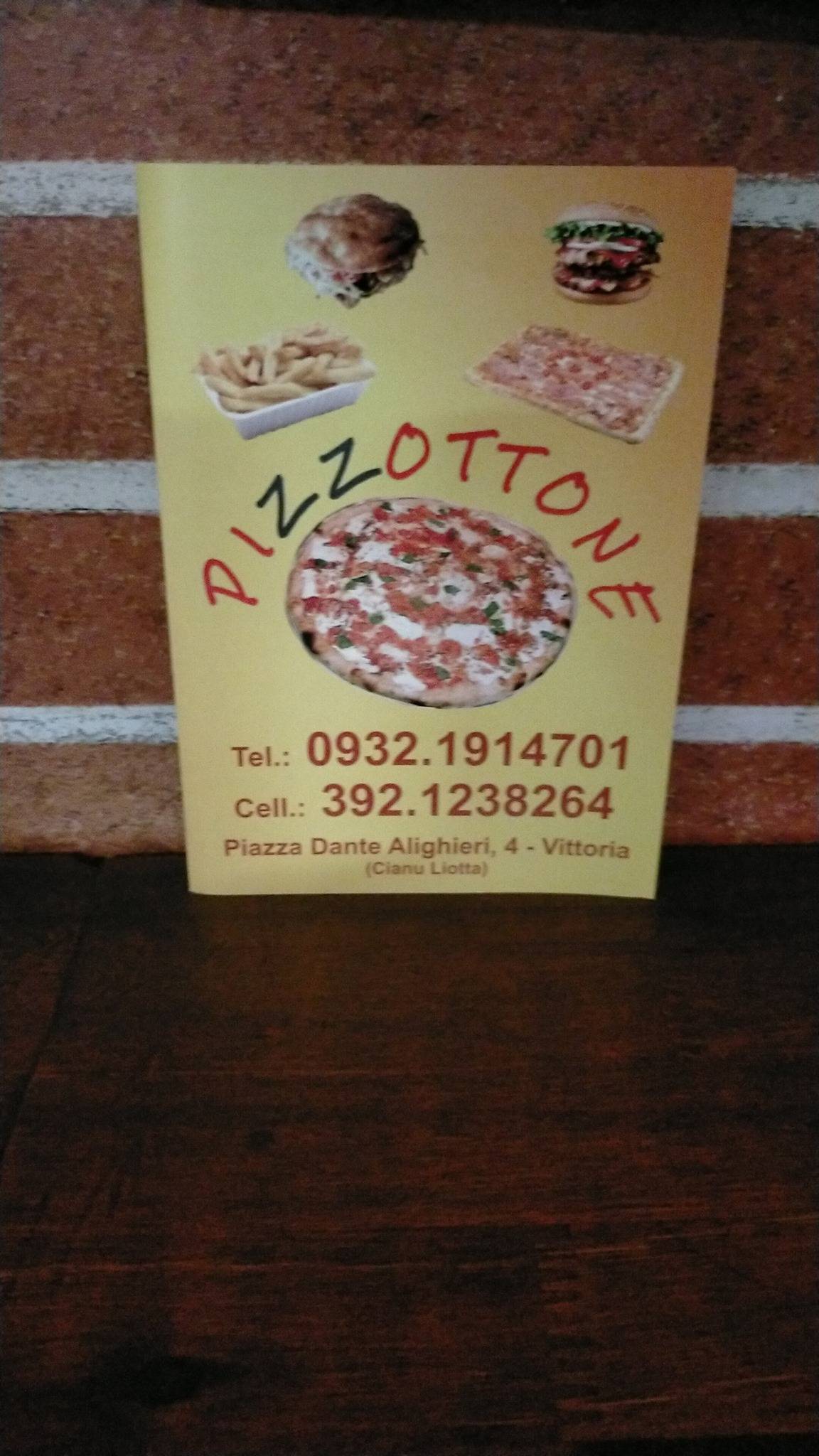 Menu di Pizzottone 