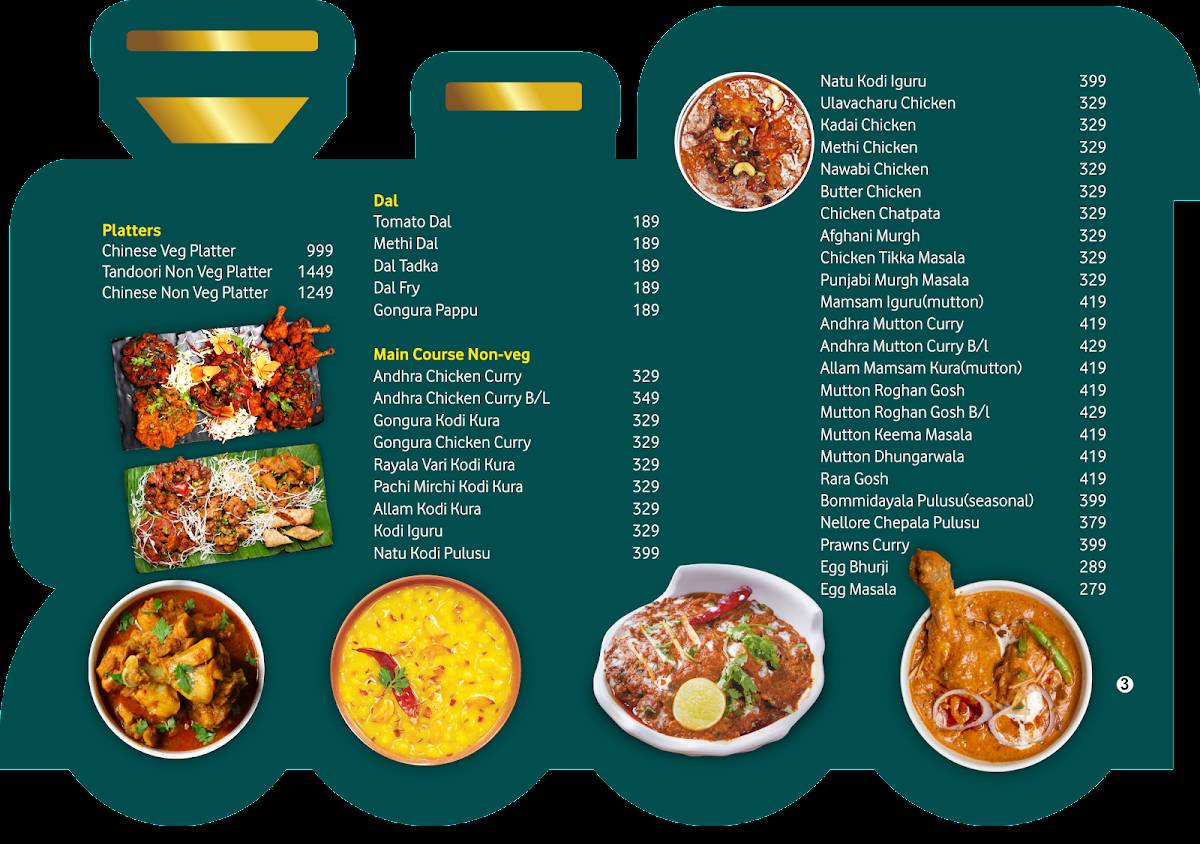 Menu at Platform65 The Train Theme Restaurant Vizag, Visakhapatnam