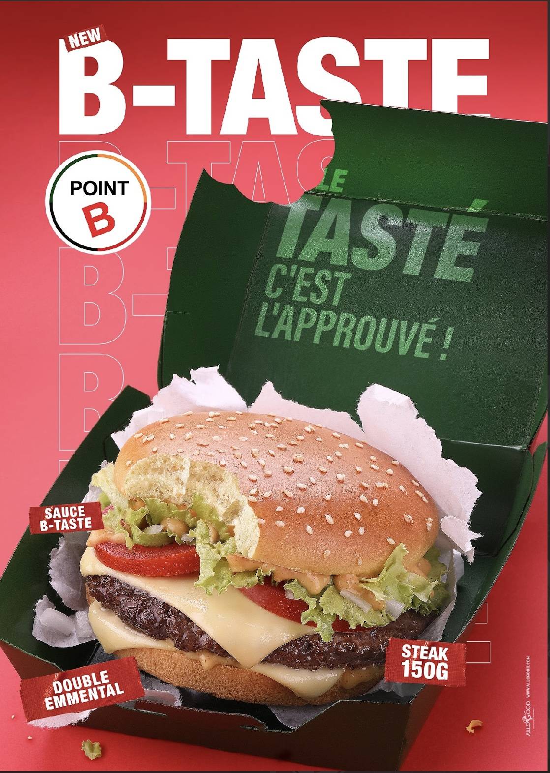 Menu de Point B
