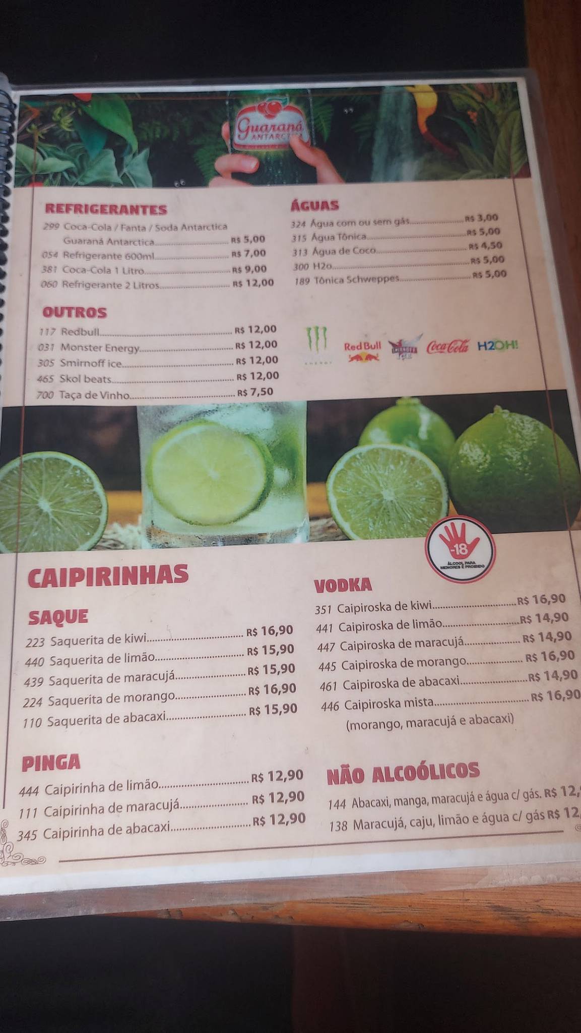 Polako Chopperia cardápio