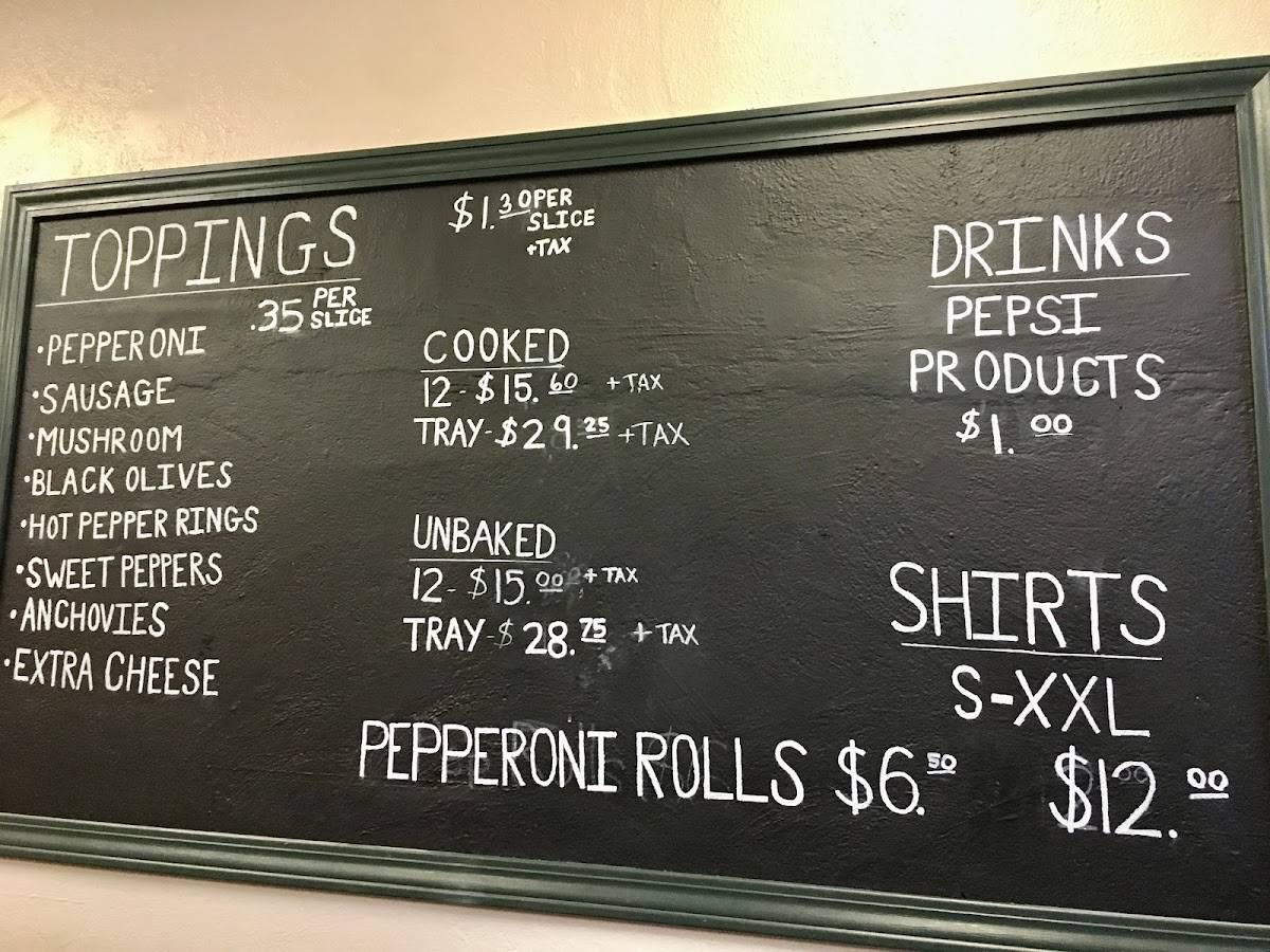 Menu at Police Station Pizza pizzeria, Ambridge