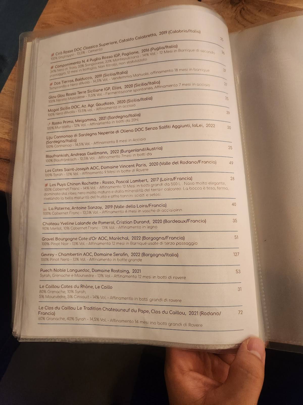 Menu di Ponziani Enoteca con Cucina Tradizionale 