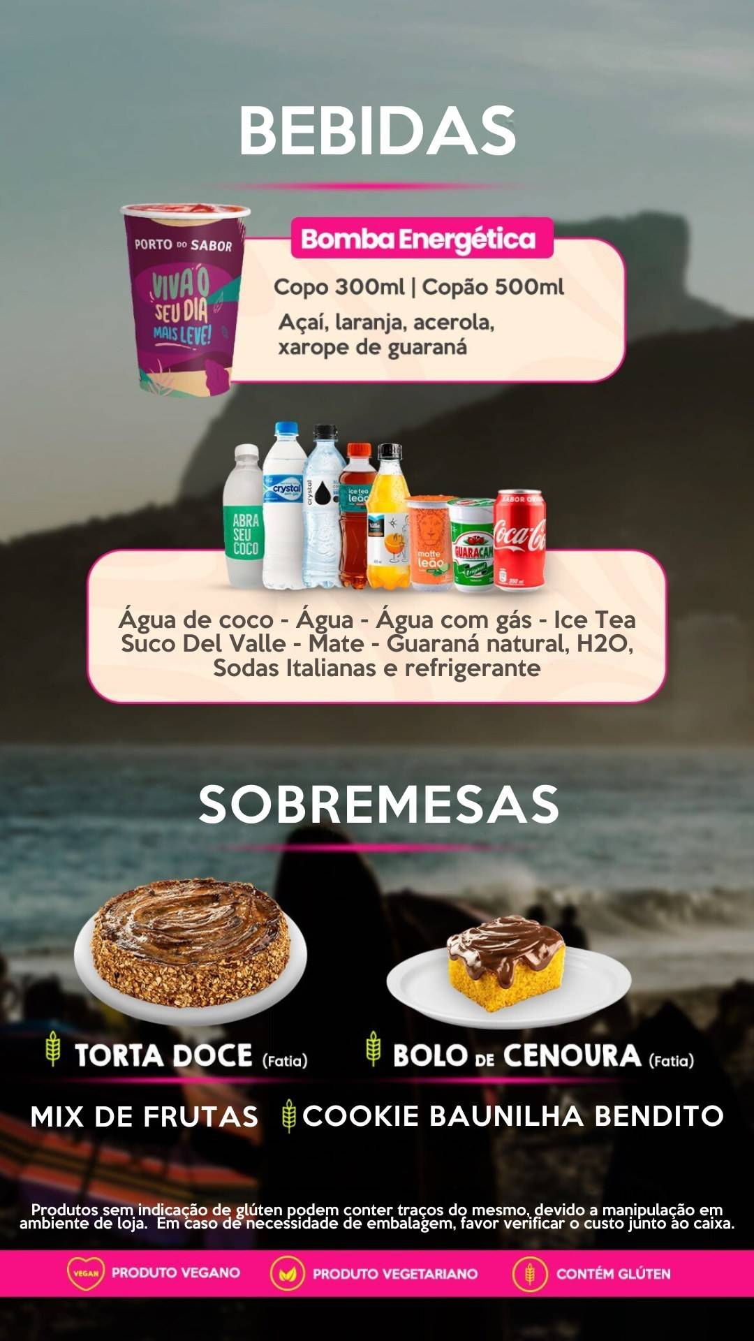 Porto do Sabor - Barra Prime (ABM) cardápio
