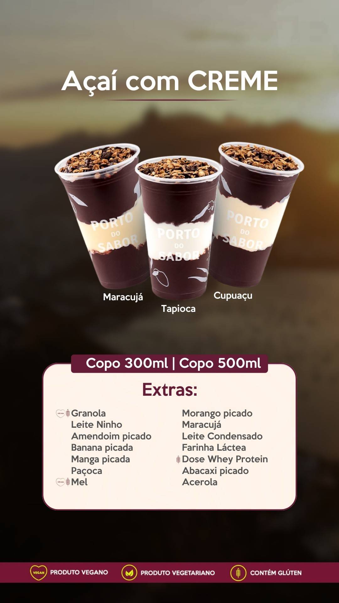 Porto do Sabor - Barra Prime (ABM) cardápio