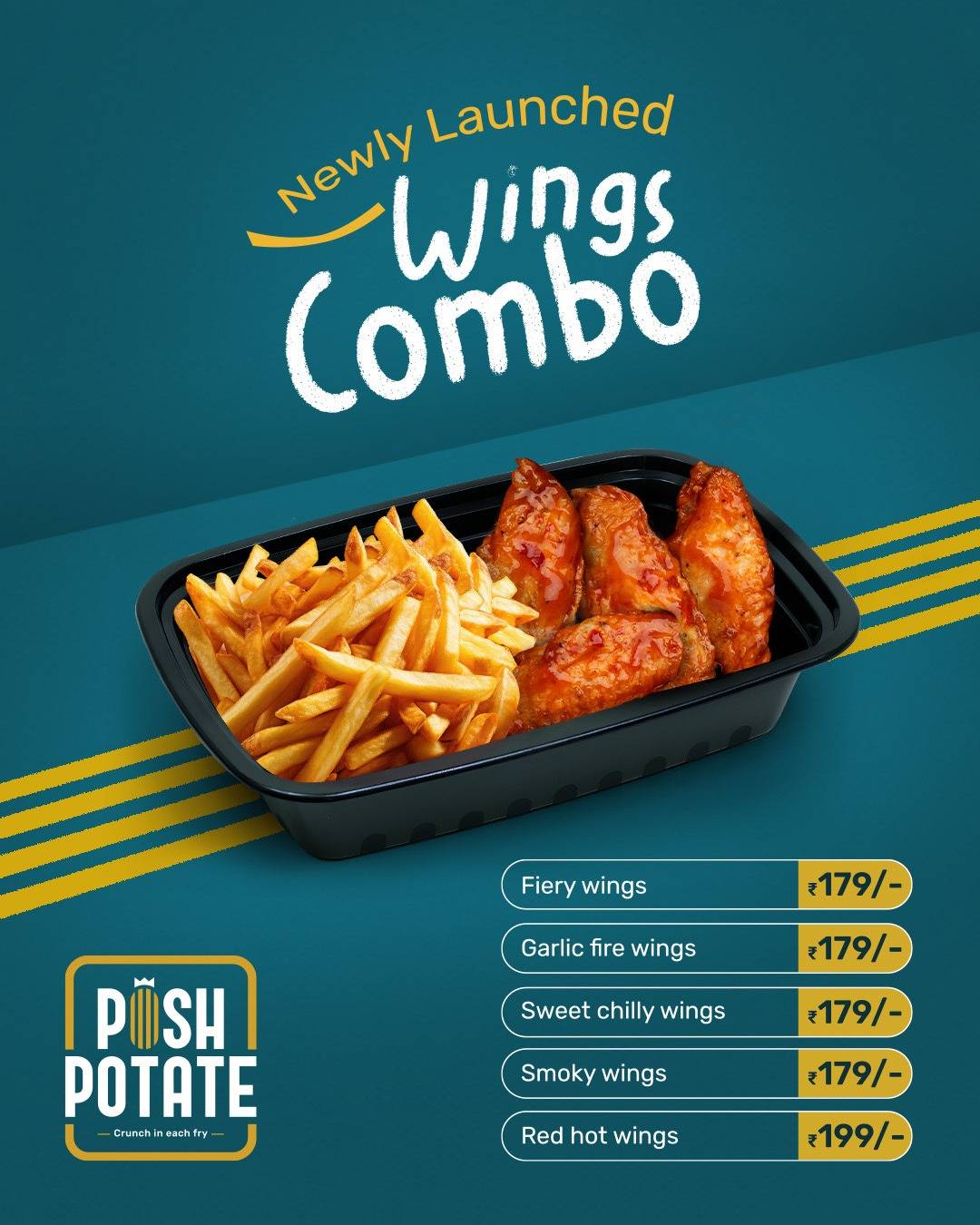 Poshpotate menu