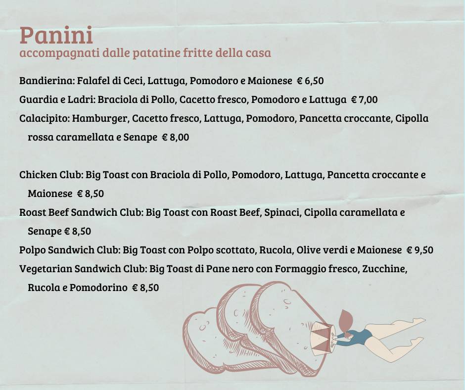 Menu di Prima Classe 