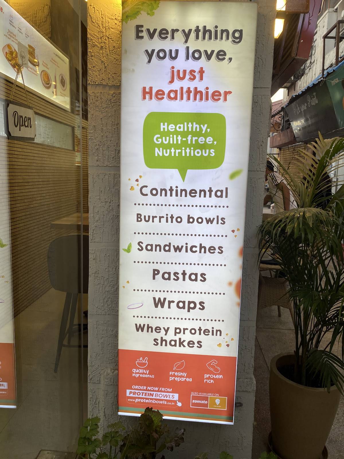 Protein Bowls menu