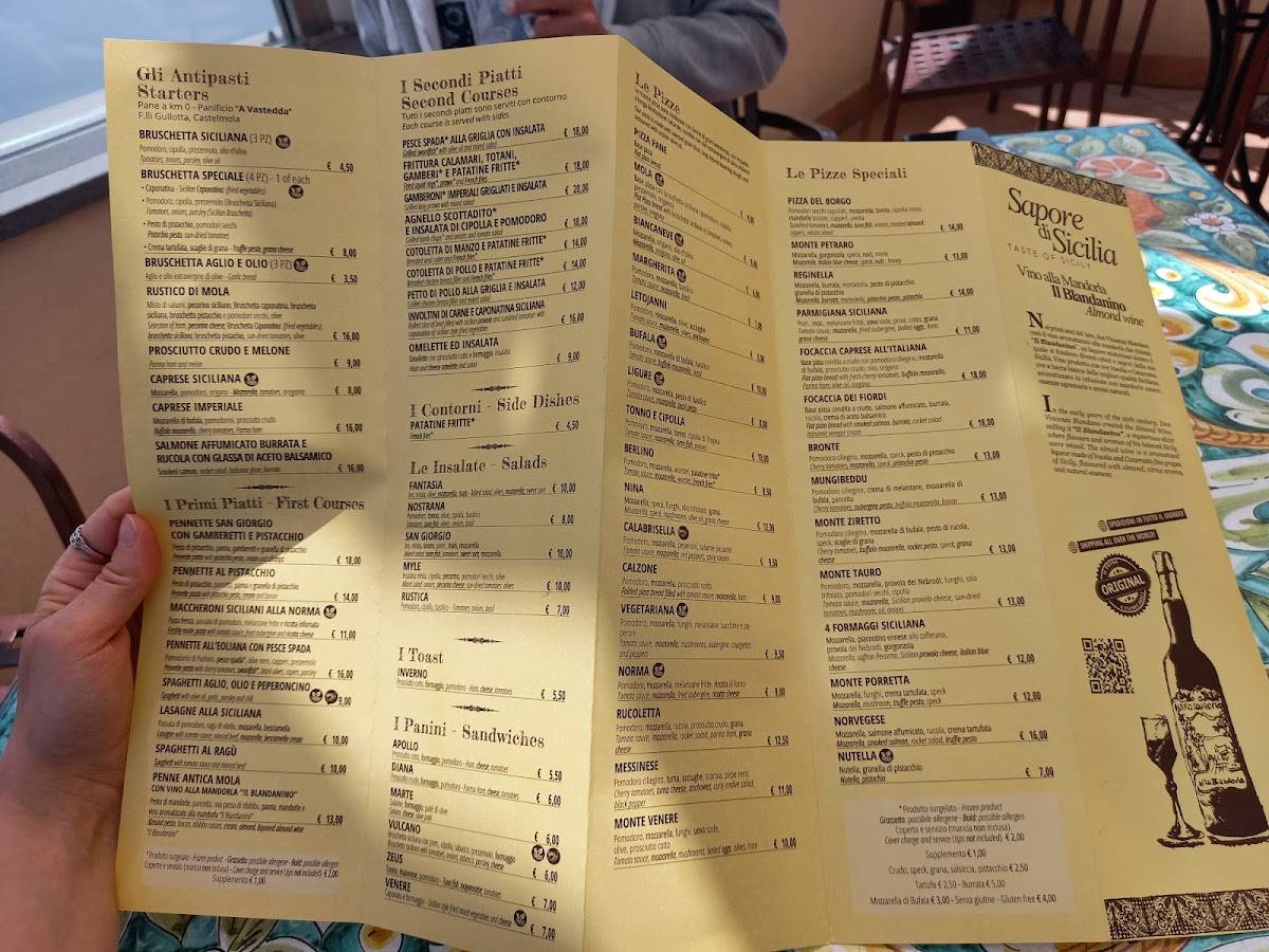 Menu di Antico Caffè San Giorgio 