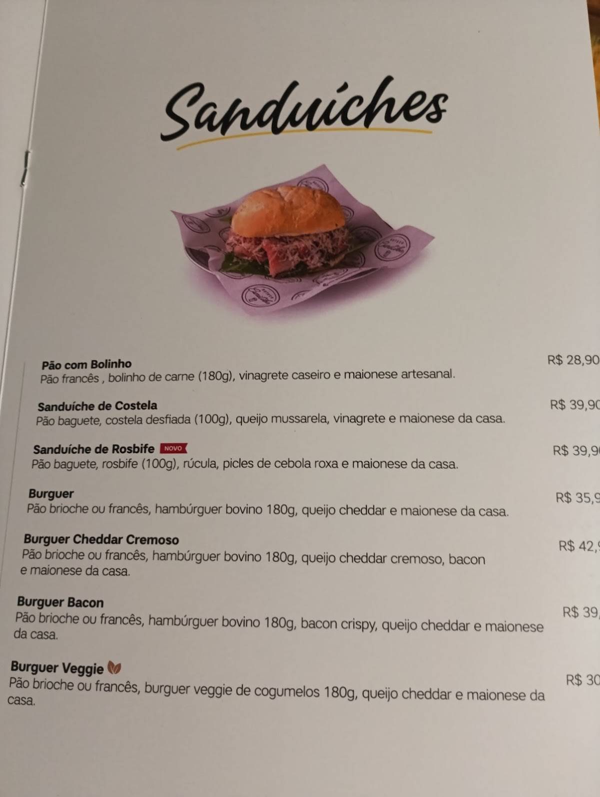 Boteco Curitiba - Novo Mundo cardápio