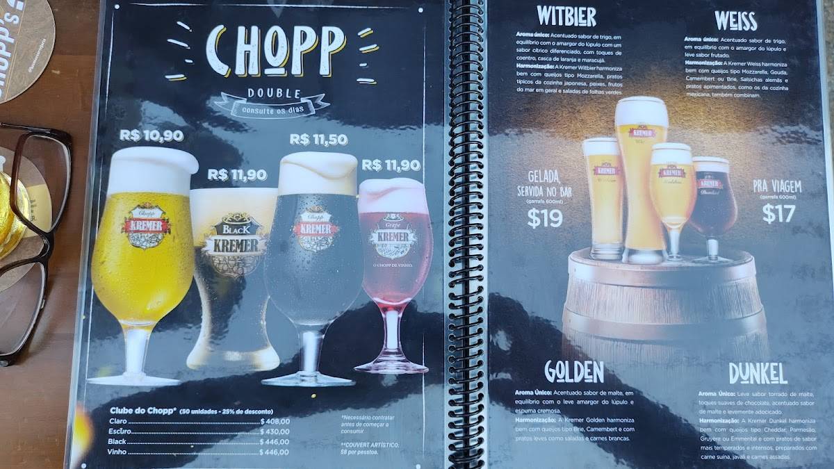 Bar KremerJundiaí cardápio
