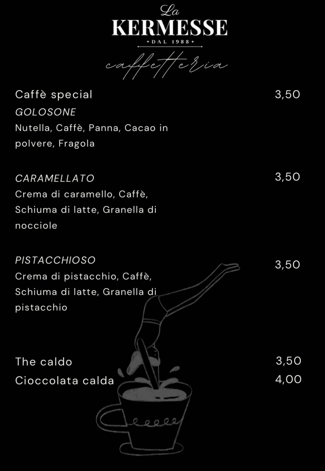 Menu di La Kermesse 