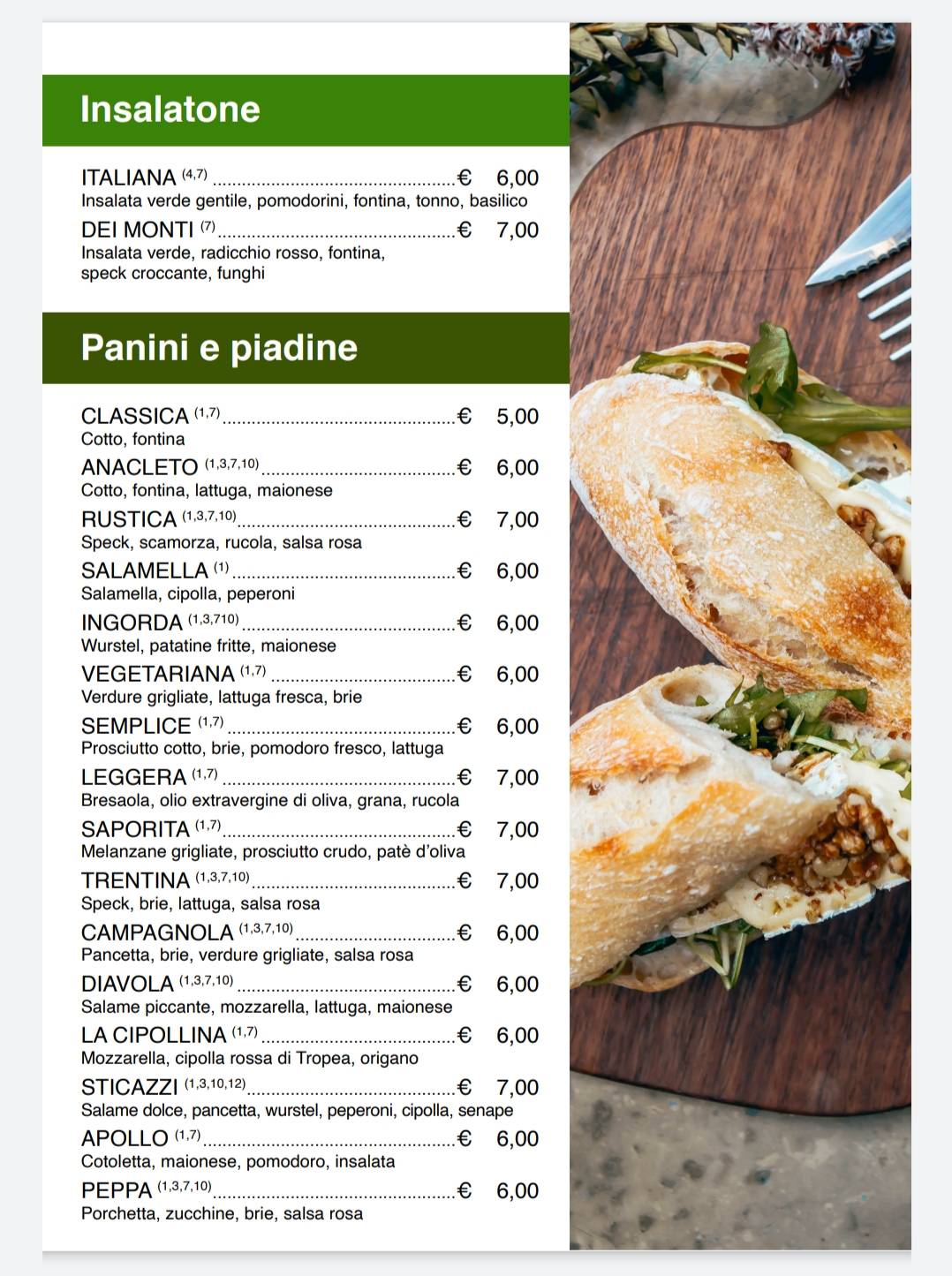 Menu di Legend's Pub 
