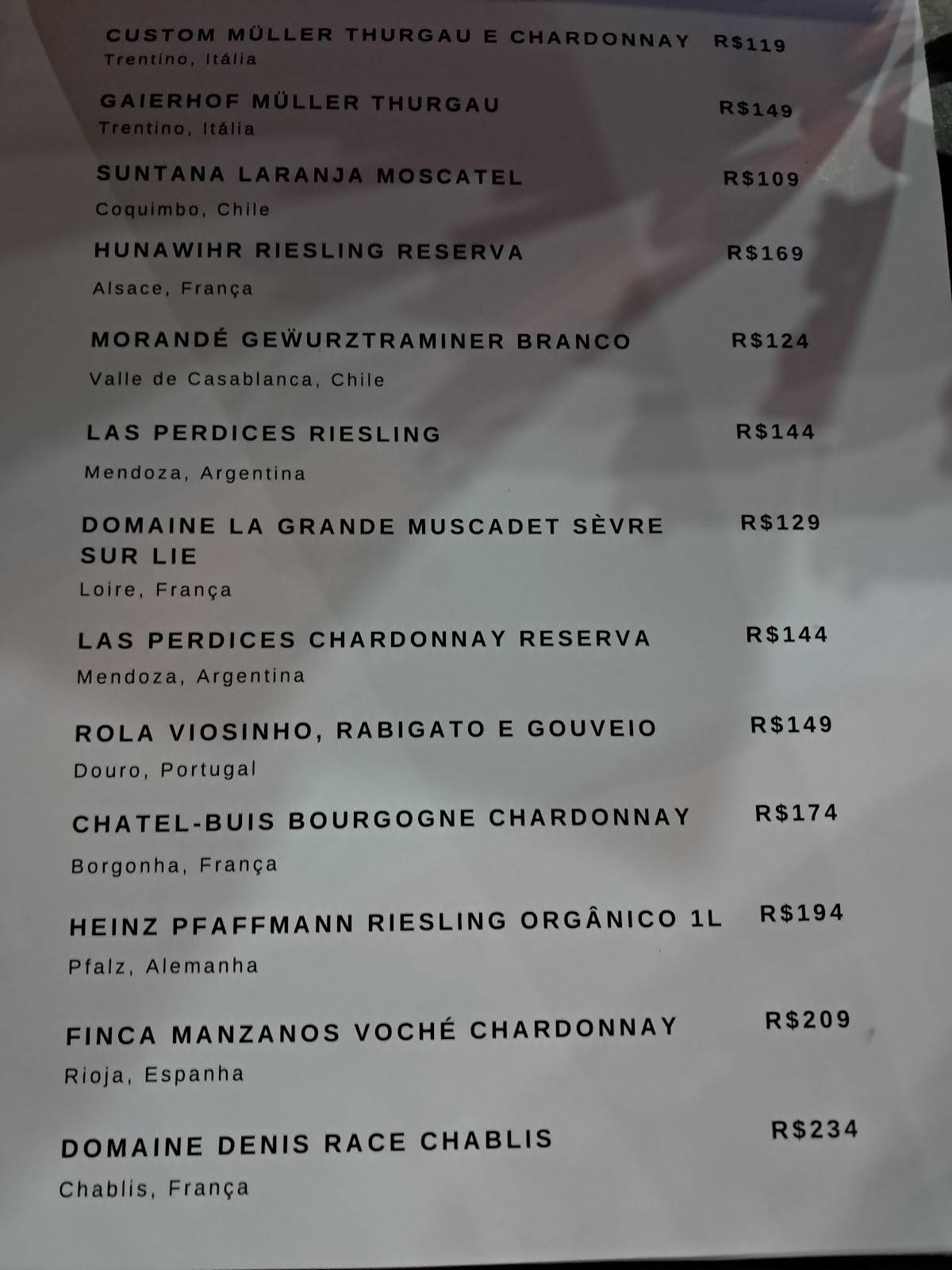 Los Perros - Vinho no Boteco Consolação cardápio