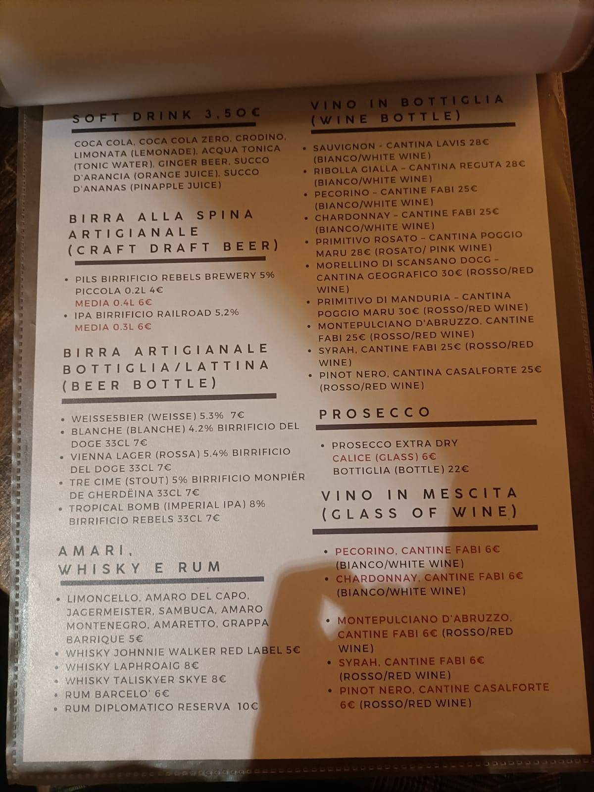 Menu de Makasar Bistròt