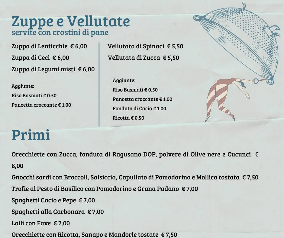 Menu di Prima Classe 
