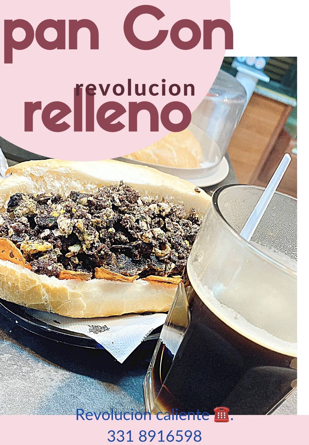 Menu di Revolucion Caliente Bristol 