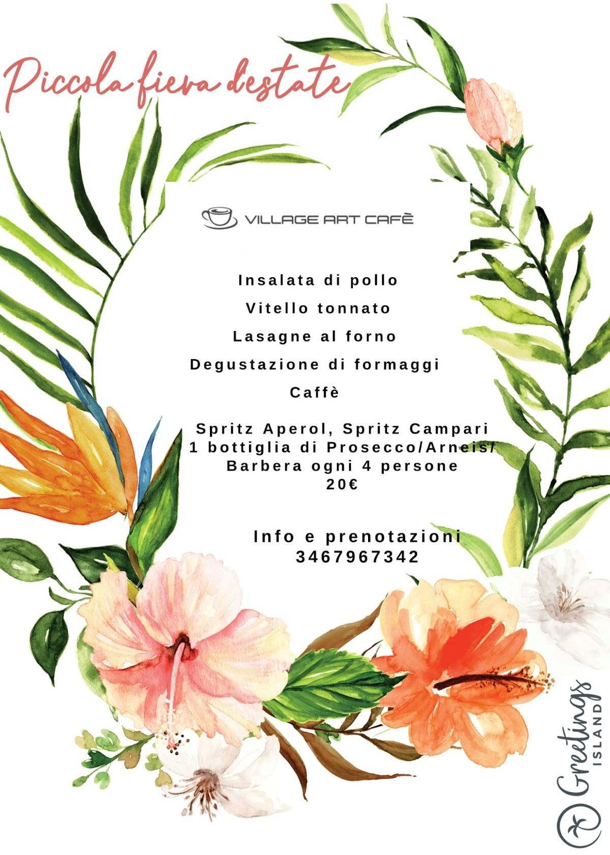 Menu di Village art cafè 