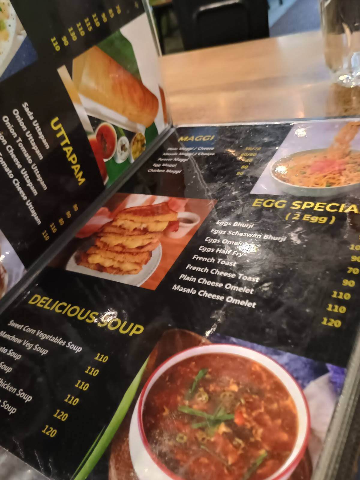 Durga Café menu