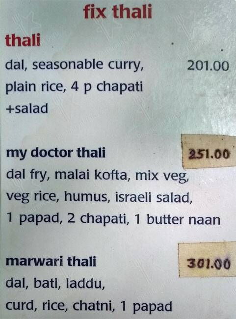 Doctor Alone Hostel & Cafe menu