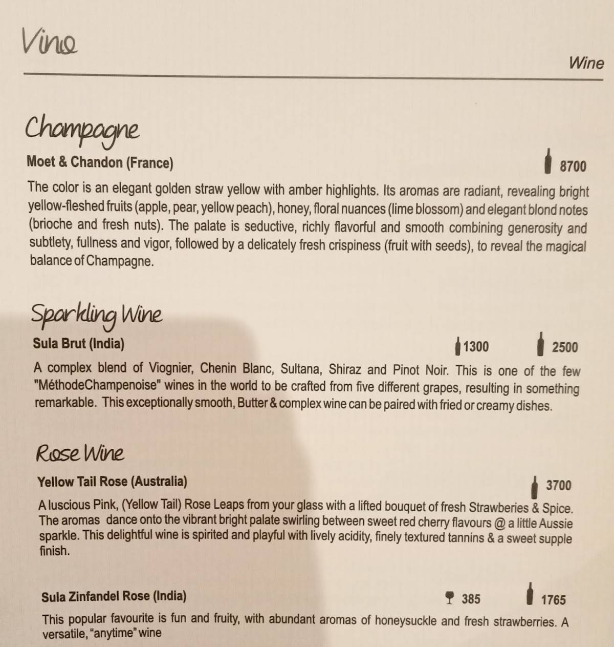 Quesso Bar Ristorante menu