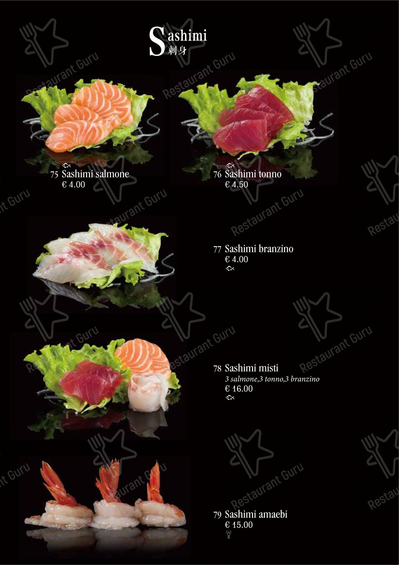 Menu di Ristorante Giapponese Tao - Menu bar