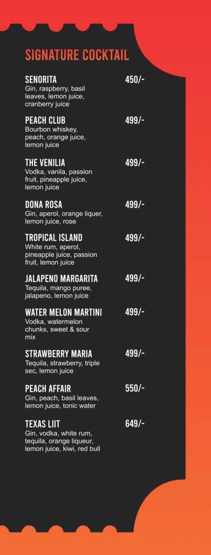 Red Coal 248121 - Haridwar Bypass Best Barbeque Buffet in Dehradun Buffet, Bar and Restaurant menu
