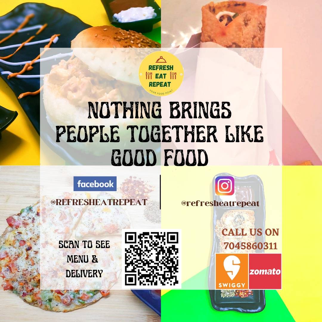 Refresh Eat Repeat menu