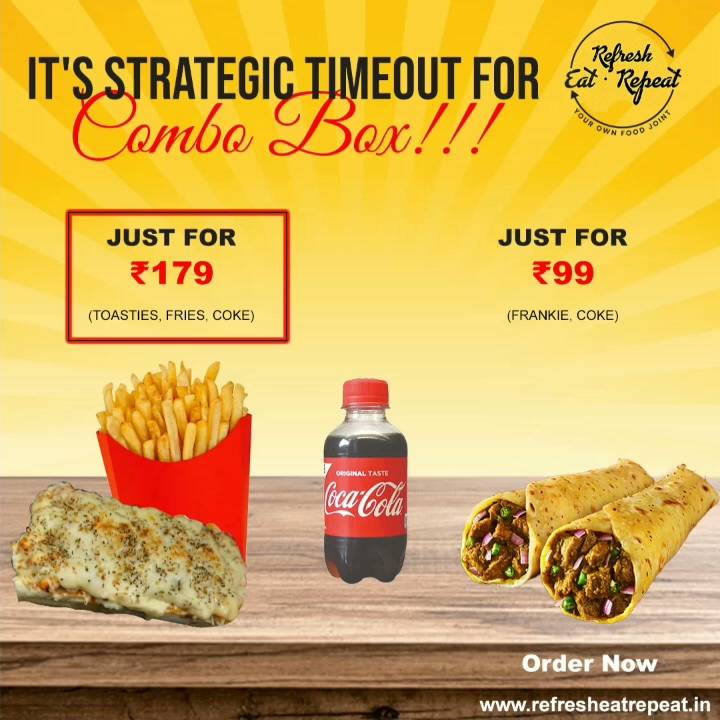 Refresh Eat Repeat menu