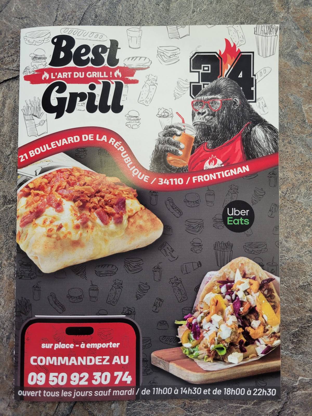 Menu de BEST GRILL 34