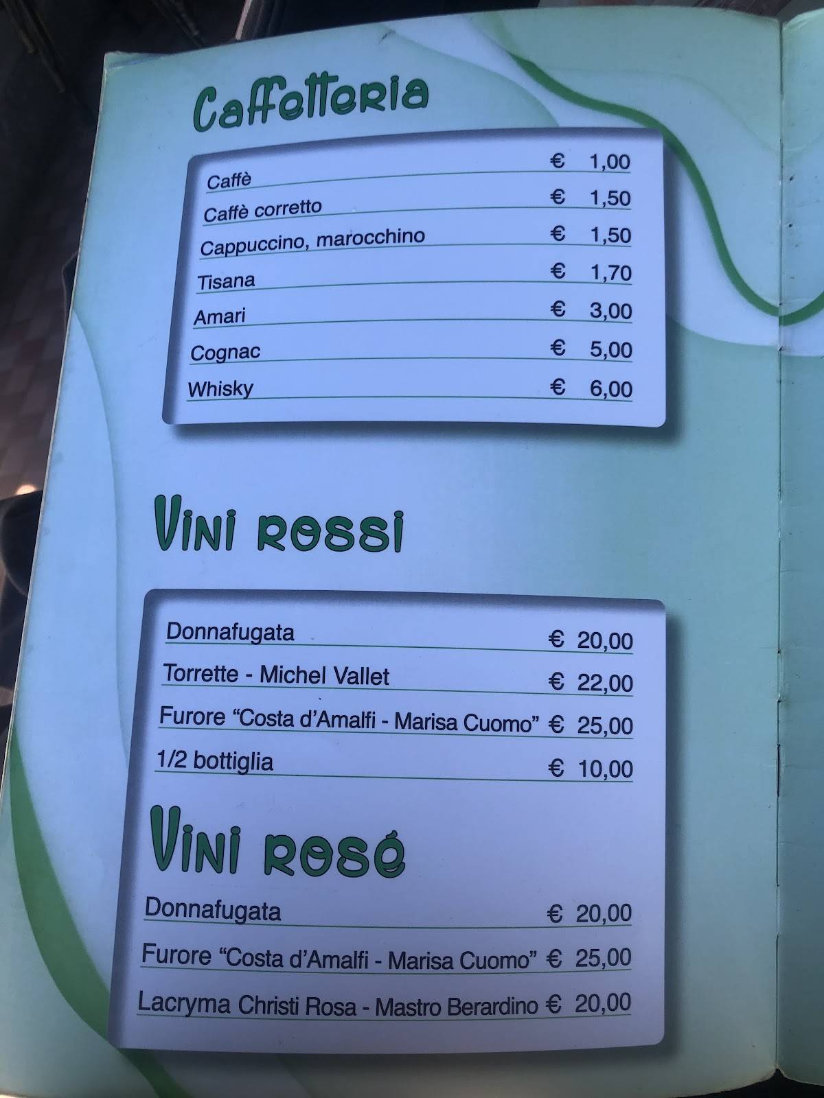 Menu di Brasserie Busseyaz 