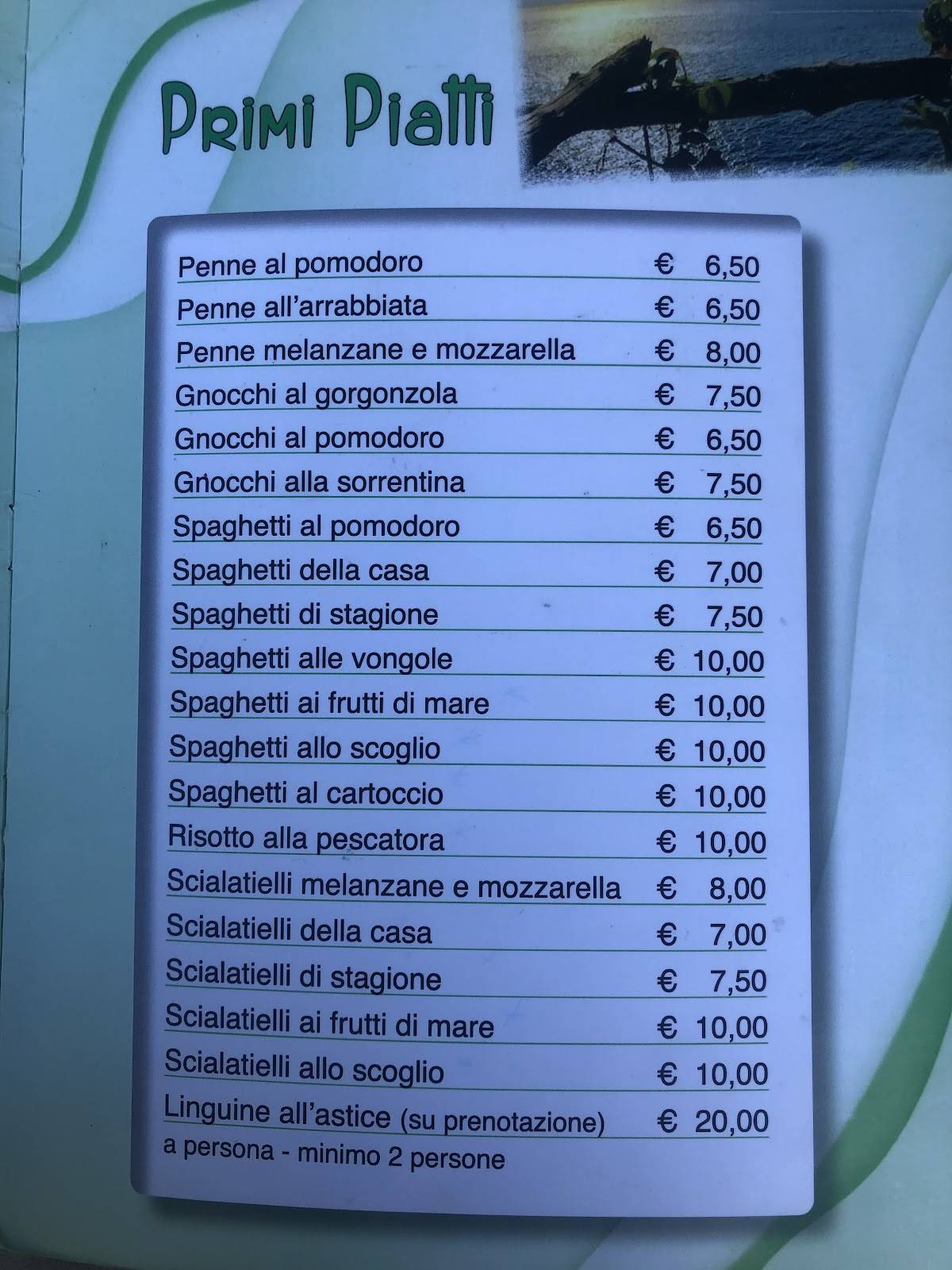 Menu di Brasserie Busseyaz 