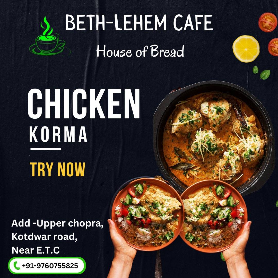 Cafe Beth-lehem menu