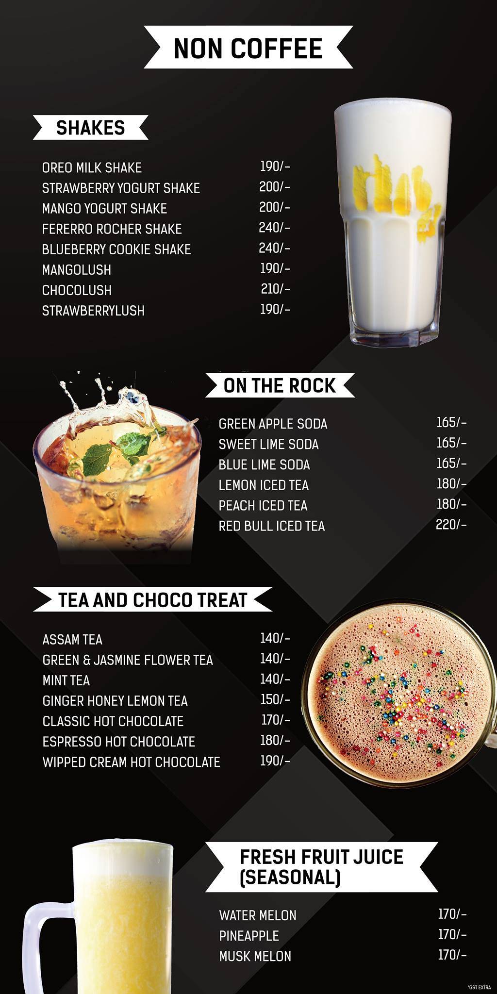 Cafe Peter Baner menu