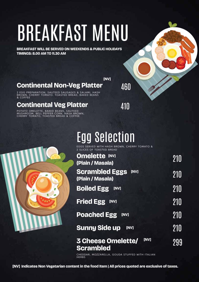 Cafe Trofima menu