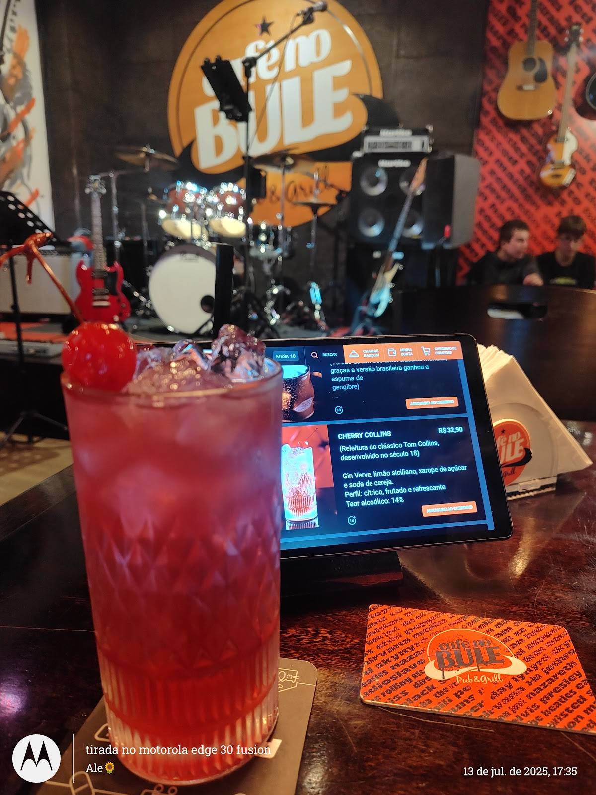 Café No Bule Pub & Grill cardápio