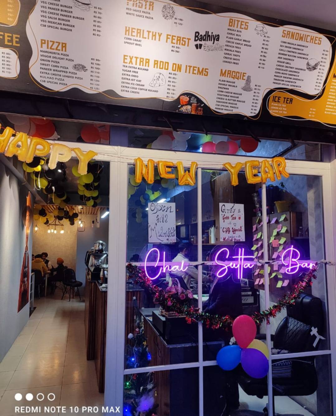 Chai sutta bar Chandigarh sec 34c menu