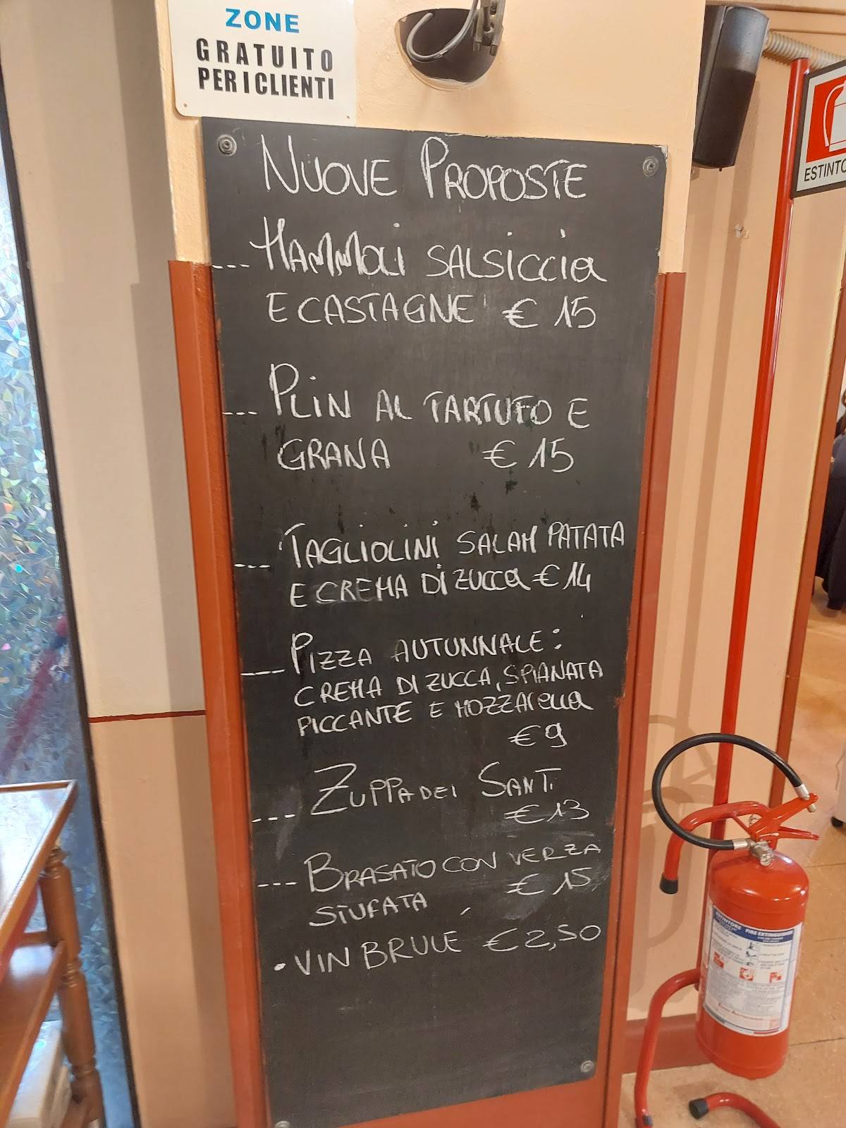 Menu di Trattoria - Pizzeria Da Jacopo 