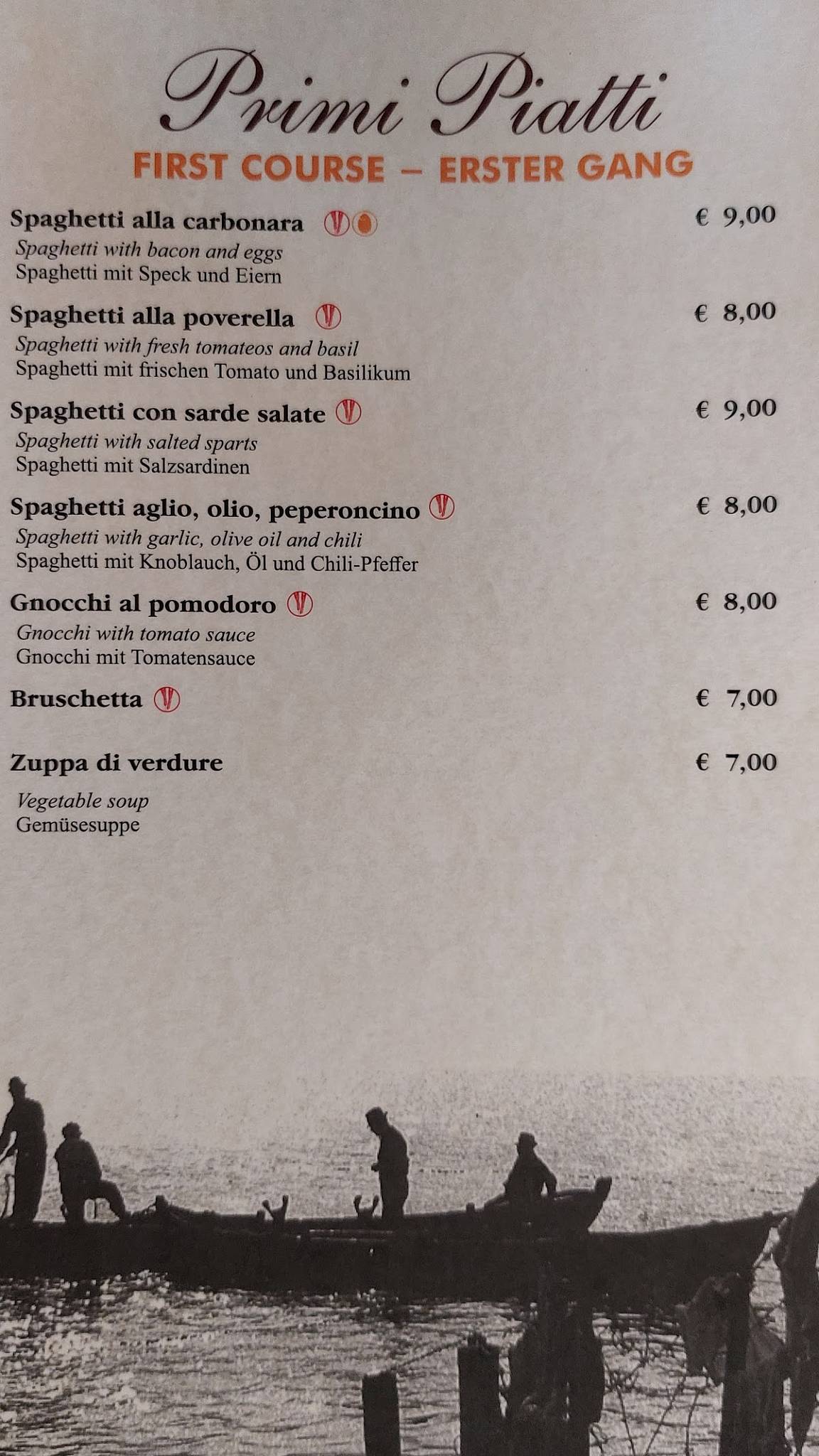 Menu di Trattoria da Pino 2 